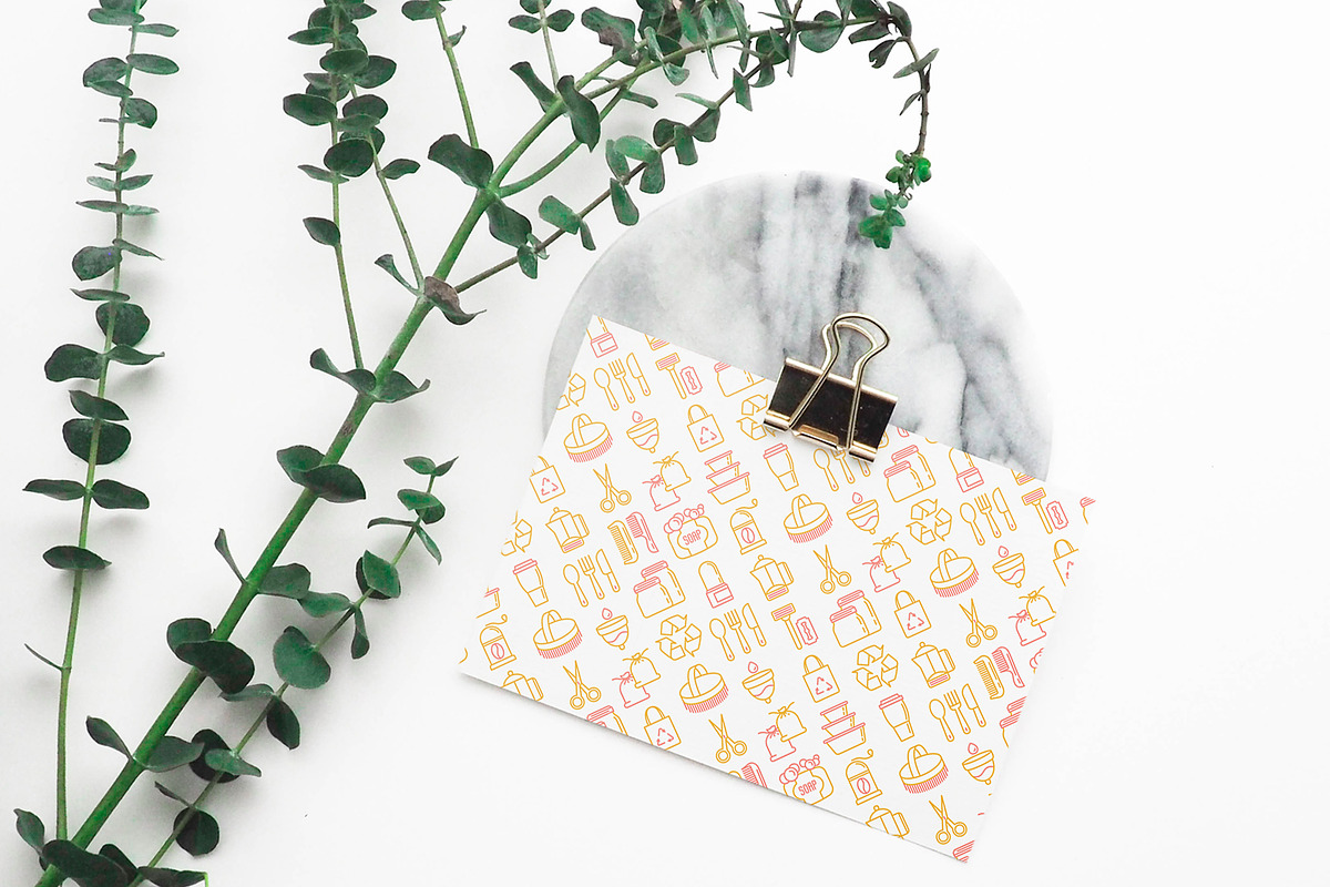 Zero Waste Patterns Collection, a Pattern Graphic by Alex Blogoodf