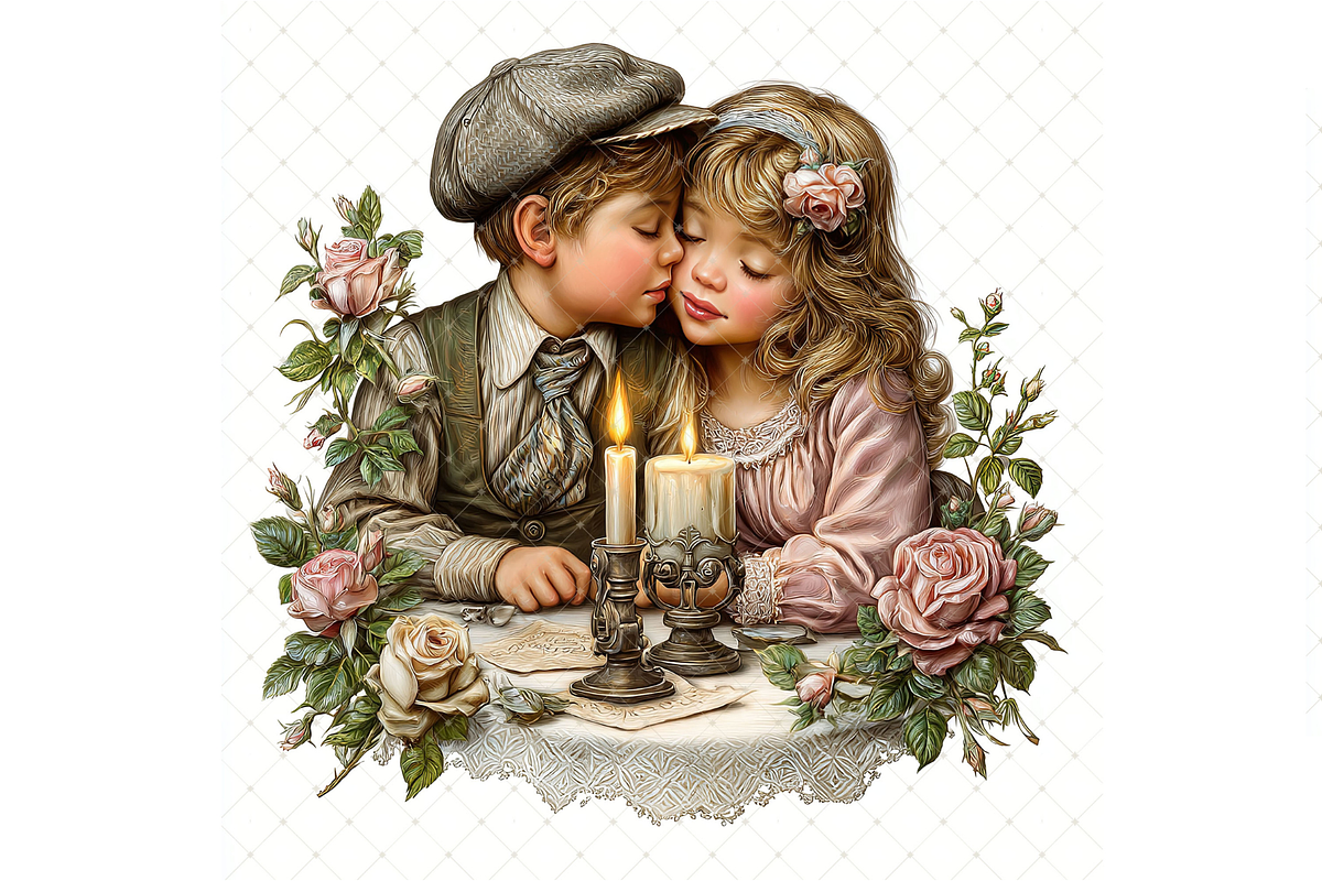 Couple in Love Clipart JPG, a Person Illustration by Memories By Lea (Photo 4 of 19)