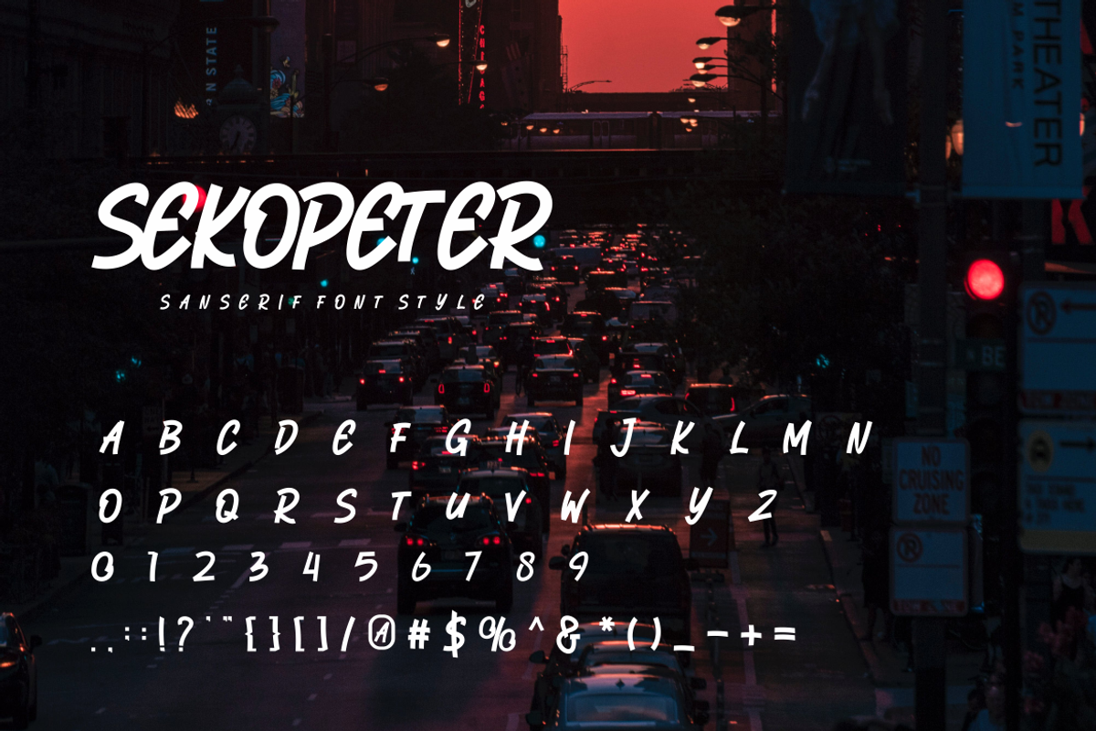 Sekopeter Sanserif Font ., a Sans Serif Font by VectorCraft (Photo 4 of 5)