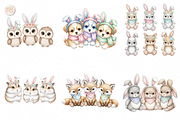 Easter Animals PNG Clipart Colorful., an Animal Illustration by KennedyStudio (Thumbnail 3 of 5)