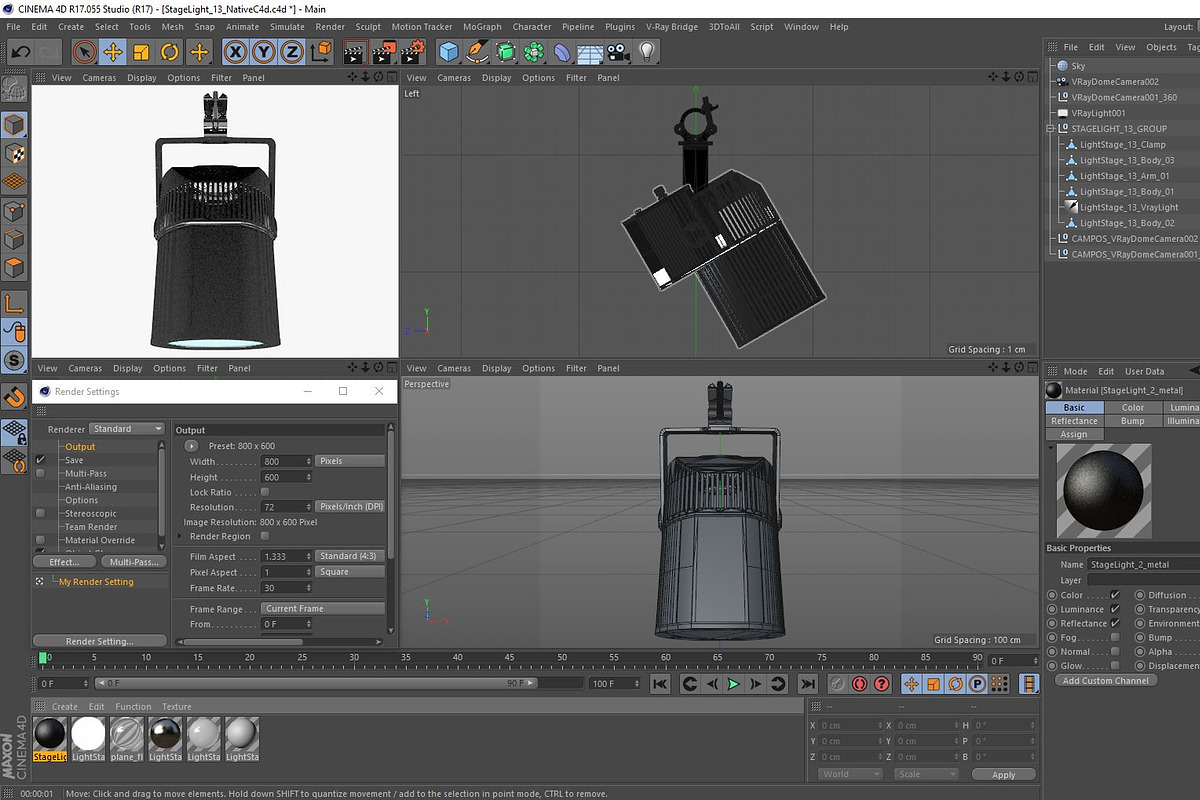Stage Lighting Collection-14 PCS, an Object 3D Model by akerStudio (Photo 268 of 309)