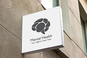 Minimalist Brain Logo Template, a Branding & Logo Template by YUDesignStore (Thumbnail 1 of 9)