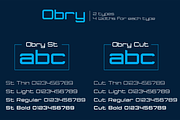 Obry font family, a Sans Serif Font by vlad.berla (Thumbnail 4 of 8)