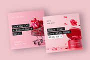 Valentine Giveaway Social Media Post, a Social Media Template by Filip Studio (Thumbnail 1 of 2)