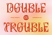 Trouble – Melted Serif Font, a Serif Font by Craft Supply Co. (Thumbnail 1 of 8)