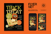 Trick Or Treat Flyer, a Flyer Template by graphicook (Thumbnail 1 of 3)