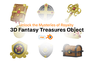 3D Medieval Fantasy Treasures, an Object 3D Model by Dudukbersama (Thumbnail 1 of 3)