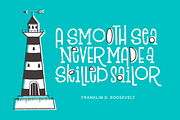Anything Goes Font, a Sans Serif Font by Denise Chandler (Thumbnail 5 of 7)
