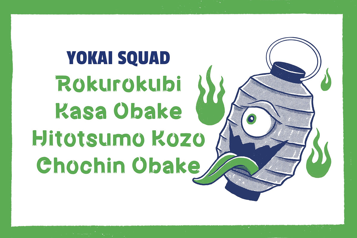 Yokai Haunts Font, a Font by Kreasi Malam (Photo 4 of 4)