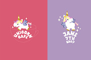 Milky Unicorn, a Font by caocastudio (Thumbnail 4 of 6)