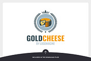 Gold Cheese Logo Template, a Branding & Logo Template by LOGOMAGINE (Thumbnail 5 of 16)