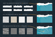 Torn Paper Brushes & Textures, a Brush Add-On by Mera Pixels (Thumbnail 2 of 8)