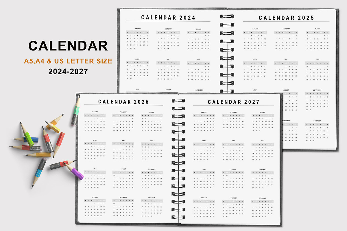 2024-2027 Ultimate Planner Bundle, a Stationery Template by MNT-Creator (Photo 2 of 9)