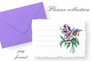 Blooming flowers watercolor clipart., an Illustration by SabinaWatercolorArt (Thumbnail 7 of 8)