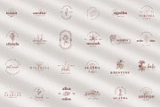 100 Logo Templates | Floral Logo, a Branding & Logo Template by GraphicDash (Thumbnail 2 of 11)