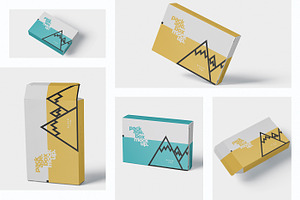 Package Box Mock-Up - Wide / Flat