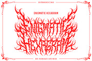 Cursed Obscure Death Metal Font, a Blackletter Font by Fonday Studio (Thumbnail 3 of 19)