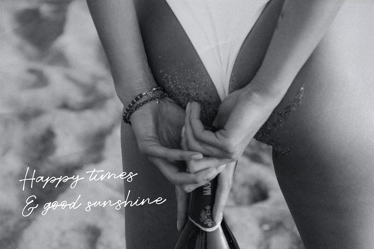 Ocean Bliss | Modern Handwritten, a Handwritten Font by Vikam Media (Photo 6 of 9)