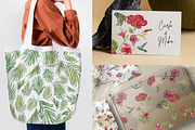 Tropic flower watercolor clip art, a Decorative Illustration by Nastya Che (Thumbnail 8 of 9)