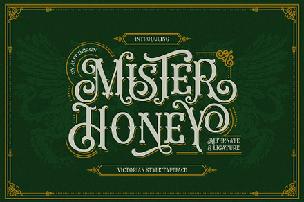 Mister Honey Typeface, a Serif Font by alit design