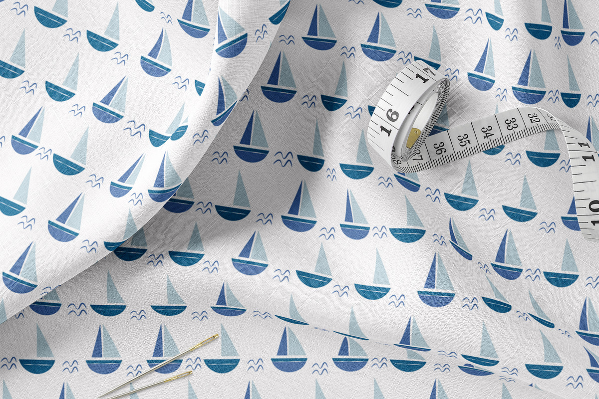 Scandinavian Kids Seamless Patterns, a Pattern Graphic by Oksana Dovhopol Art (Photo 6 of 15)