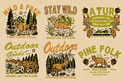 40 Outdoor Illustrations + Font use, an Object Illustration by Southerntown (Thumbnail 4 of 10)