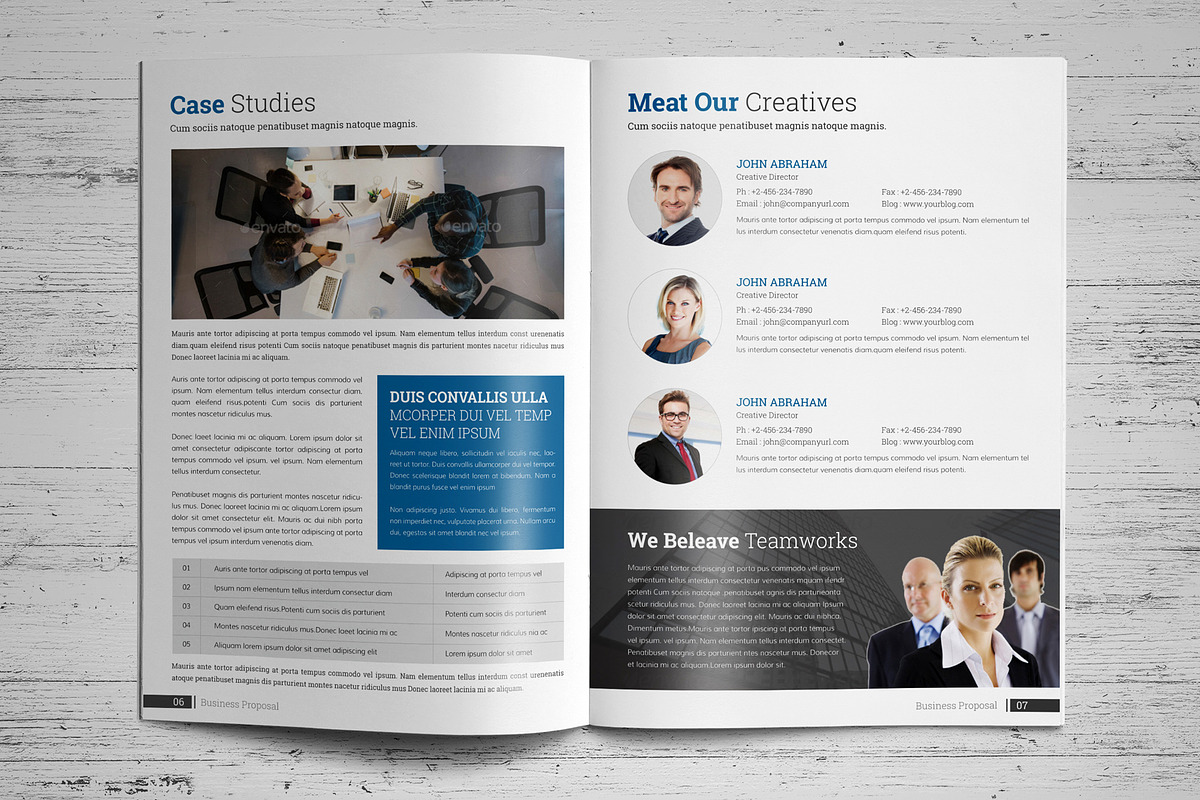 Project Proposal Template V5, a Brochure Template by JanySultana (Photo 4 of 14)