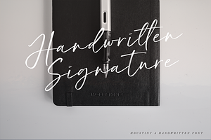 Houstiny - Handwritten Font