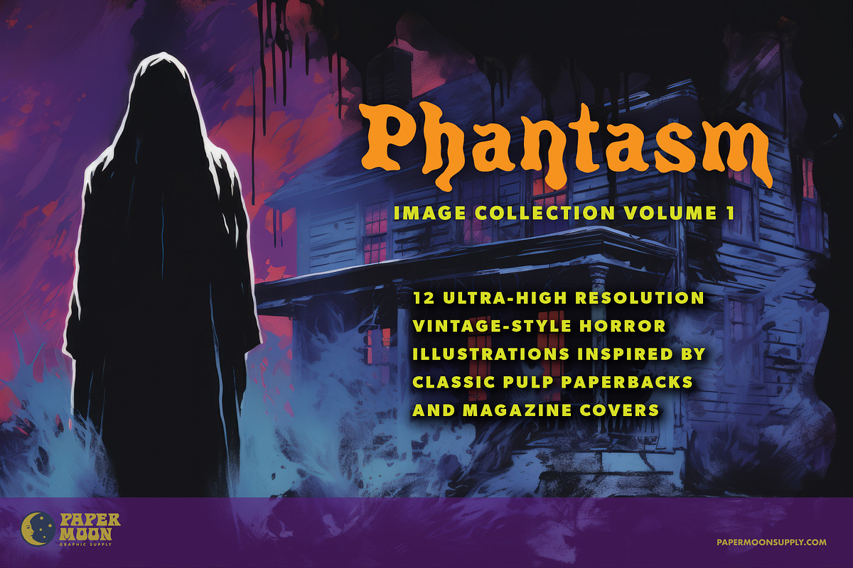 PM Phantasm Image Collection 1, an Illustration by Paper Moon Graphic Supply (Photo 1 of 3)