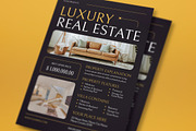 Black Luxury Real Estate Flyer Set, a Flyer Template by graphicook (Thumbnail 2 of 3)