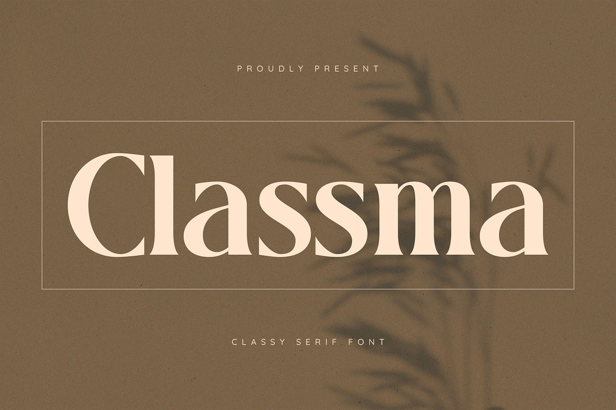 Classma – Modern Classy Serif Font, a Serif Font by BrandSemut (Photo 1 of 9)
