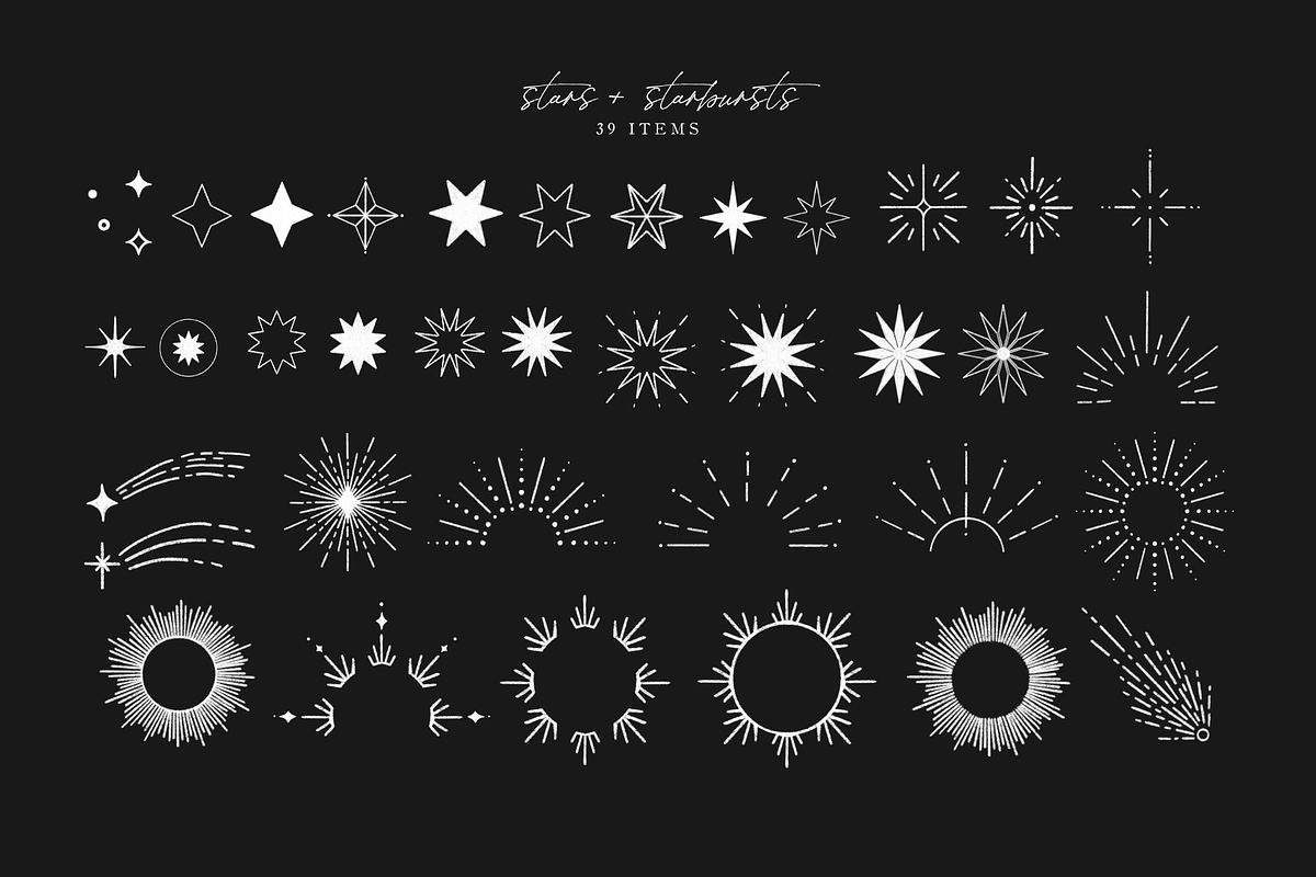 Celestial Magic 2 Logo Branding Art, a Texture Graphic by FEM Creative Studio (Photo 6 of 10)