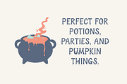 Witch Sticks Halloween Font, a Serif Font by Cosy Fox (Thumbnail 6 of 7)