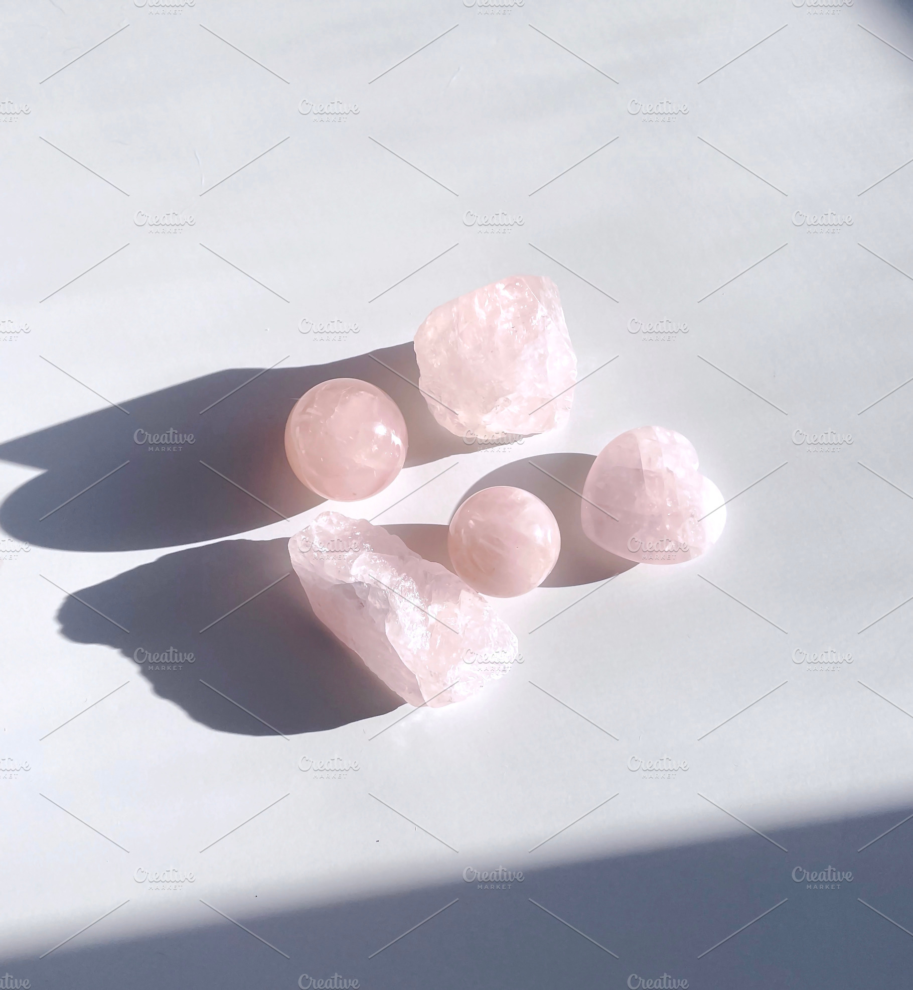 Rose quartz crystals, a Nature Photo by Natalia Flurno