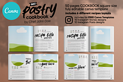 Canva Square Pastry Recipes Cookbook, a Magazine Template by DeLaGranSiete (Thumbnail 9 of 12)
