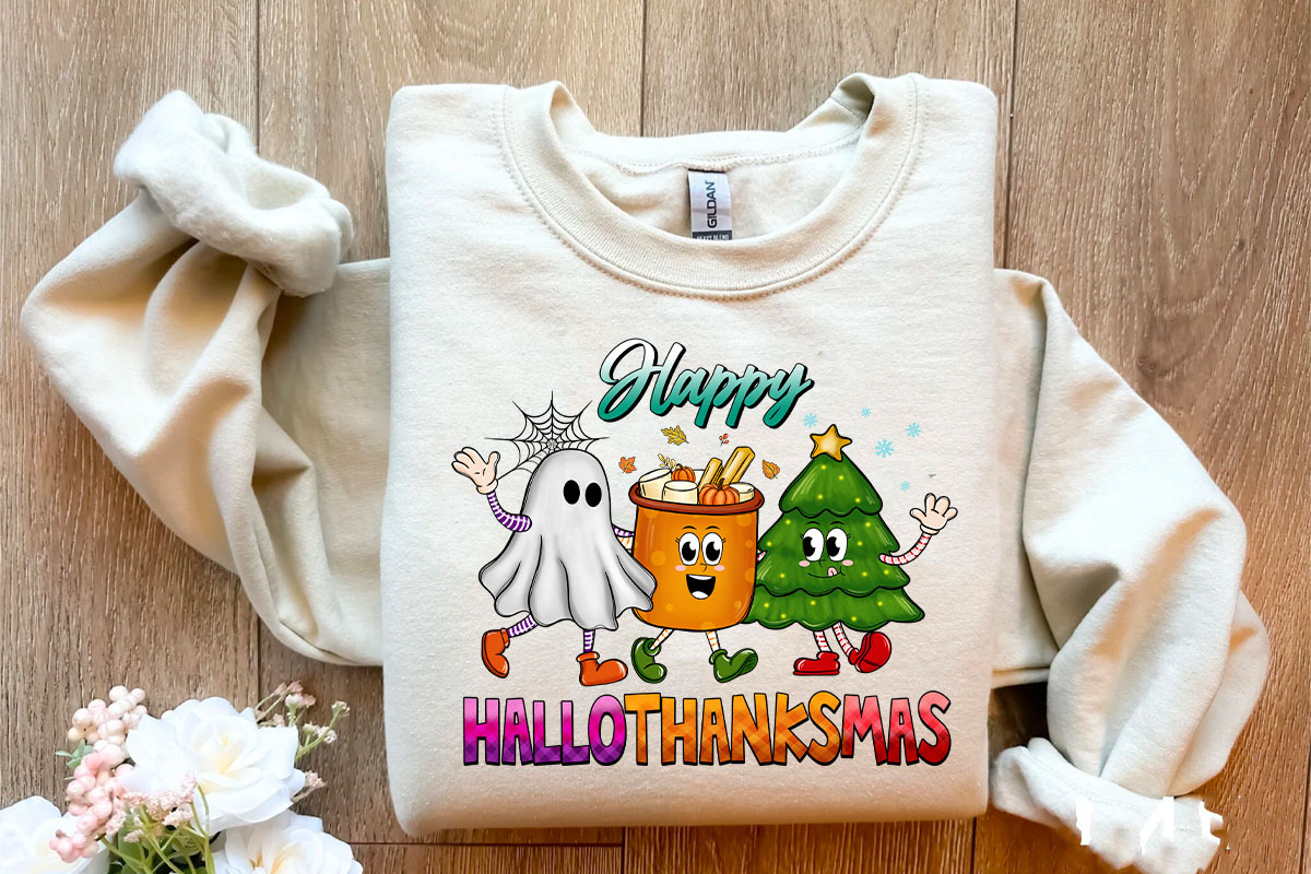 Happy Hallothanksmas Design, an Object Graphic by Boodesign (Photo 3 of 3)