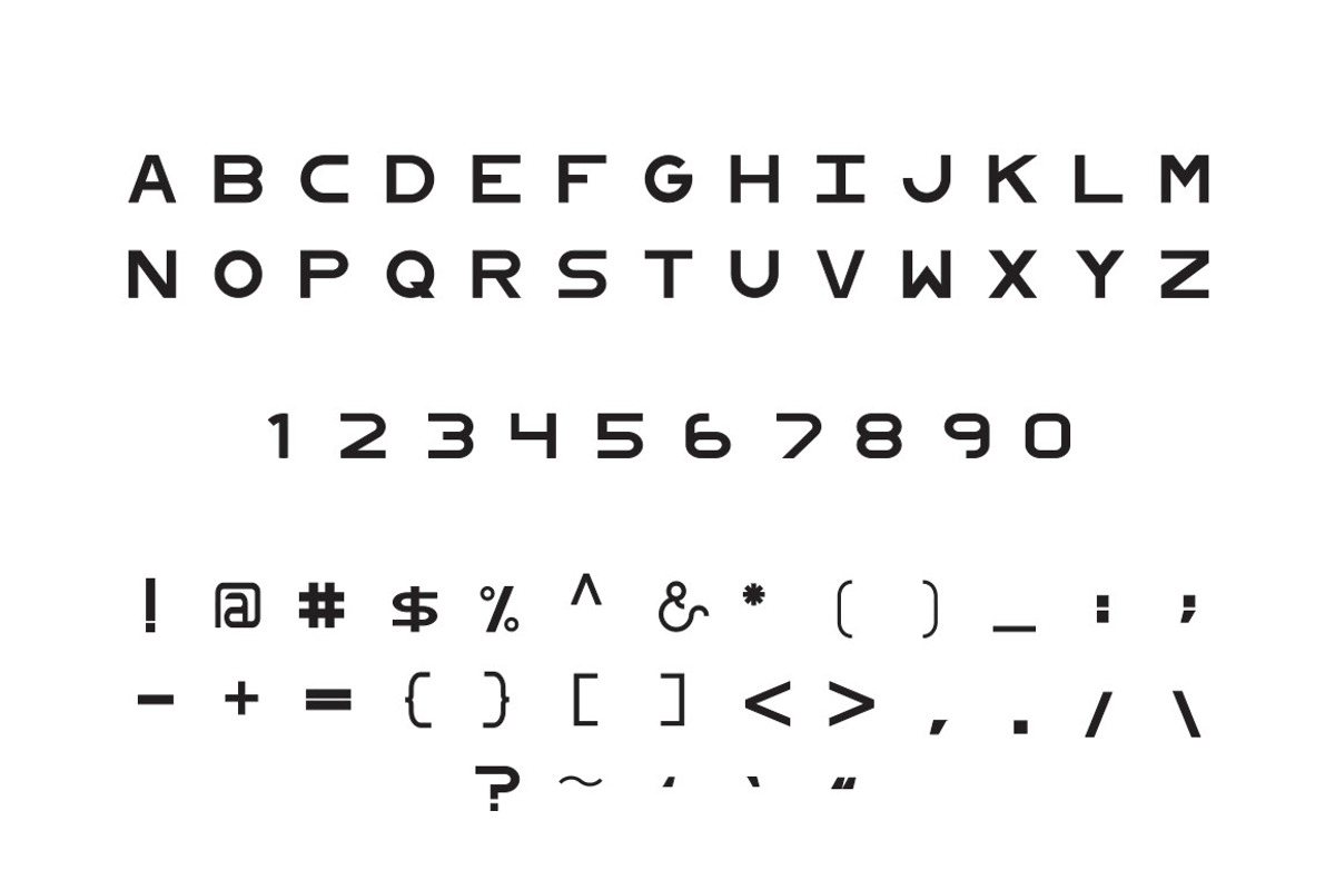 SIMON Thick & Thin Display Font preview 2