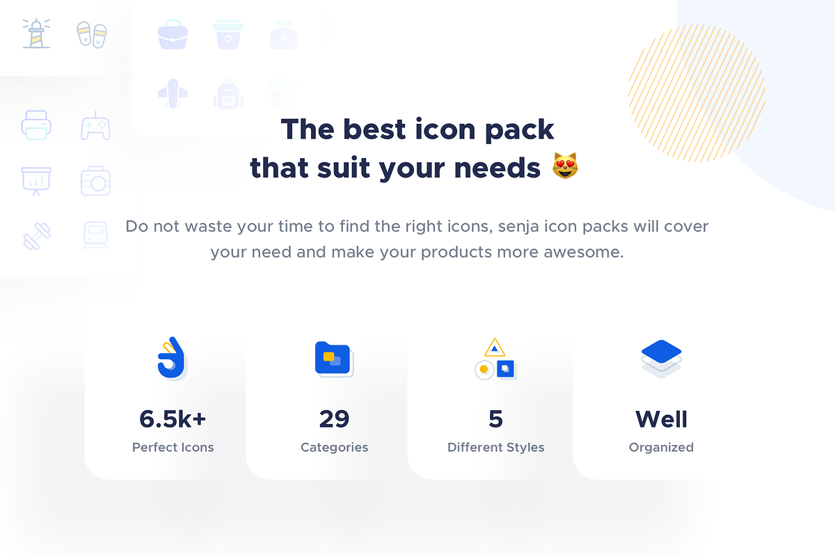 Senja : Icons for Every Need, a Solid Icon by Designspace (Photo 2 of 17)