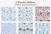 Science Watercolor Set, an Education Illustration by BarvArt (Thumbnail 10 of 17)