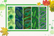 Palm and Banana Leaves Patterns, a Pattern Graphic by Graphobia (Thumbnail 3 of 7)