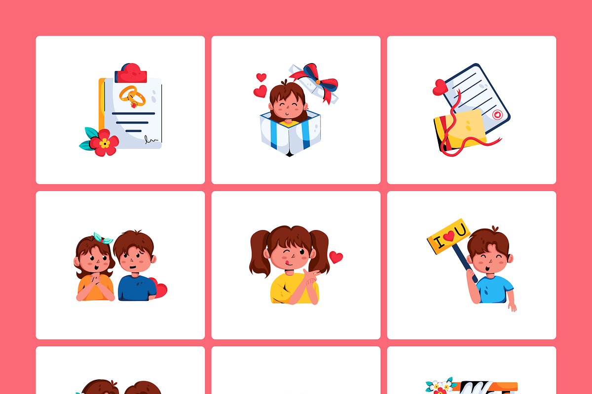 Animated Love and Wedding Icons, a Duotone Icon by Prosymbols (Photo 9 of 14)