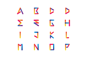 Colorful Vector Alphabet, an Object Graphic by hellothere (Thumbnail 2 of 5)