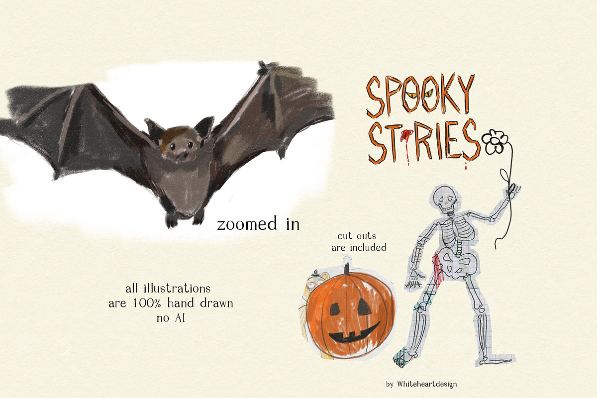 Halloween Png Illustrations Posters, a Decorative Illustration by whiteheartdesign (Photo 7 of 19)