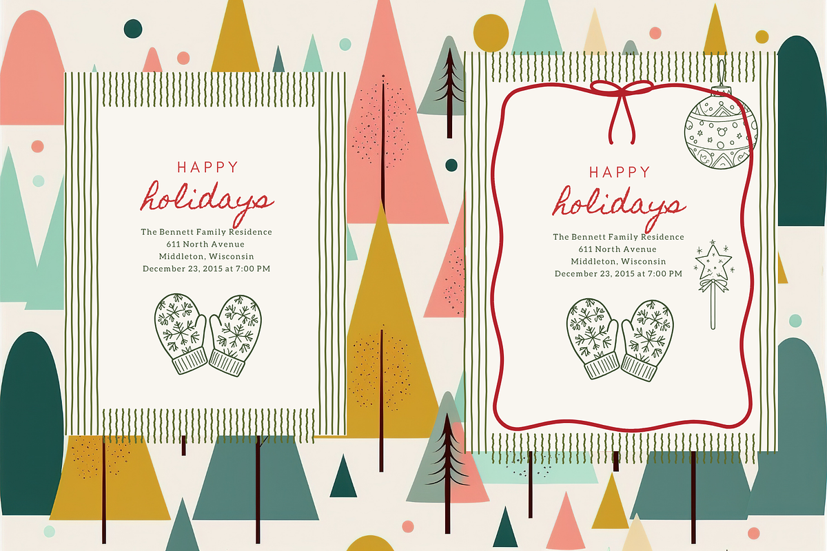 Christmas Frames Whimsy Set, a Seasonal Illustration by digital.incubator.yum (Photo 2 of 18)