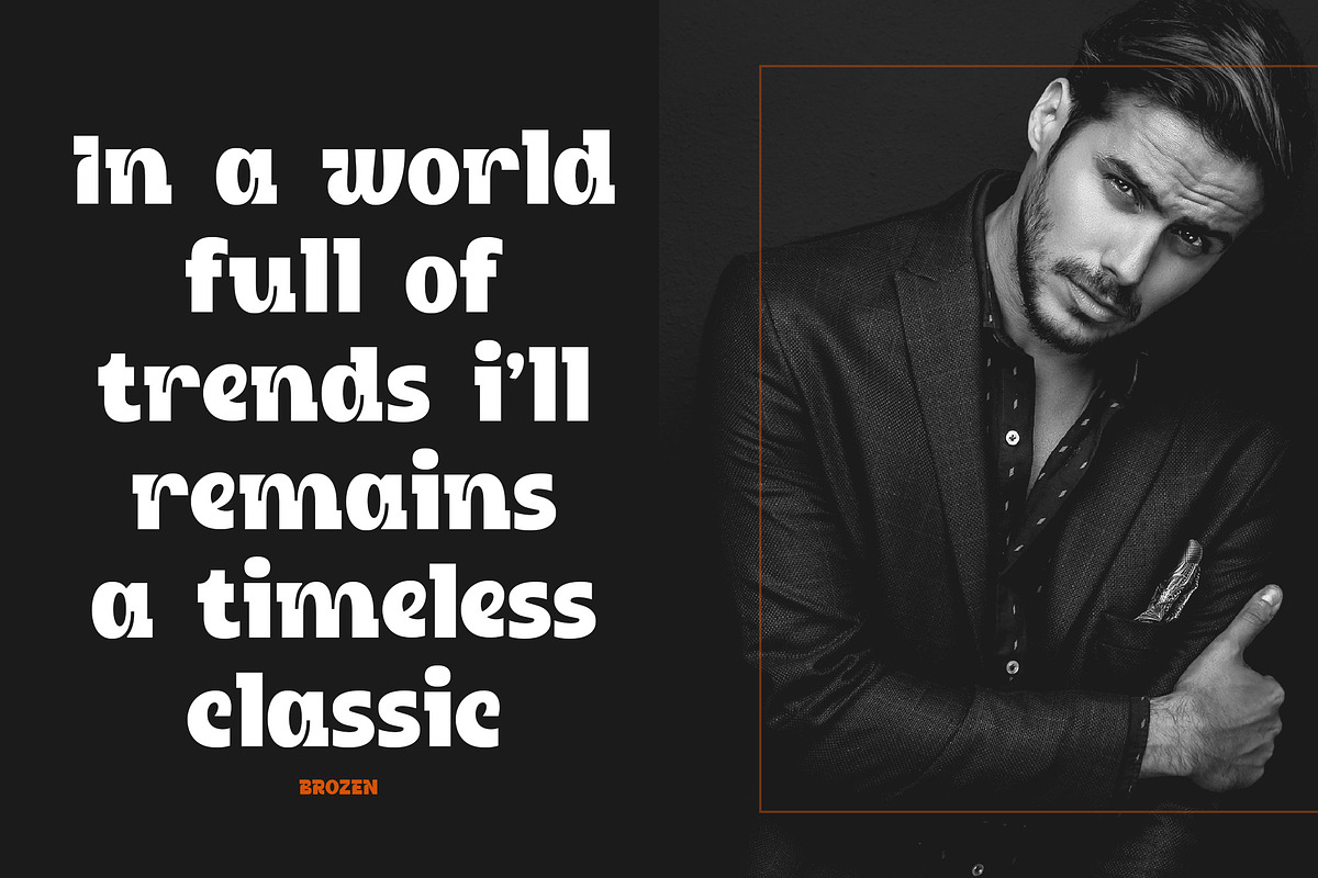 Brozen, a Slab Serif Font by Typia Nesia (Photo 8 of 10)