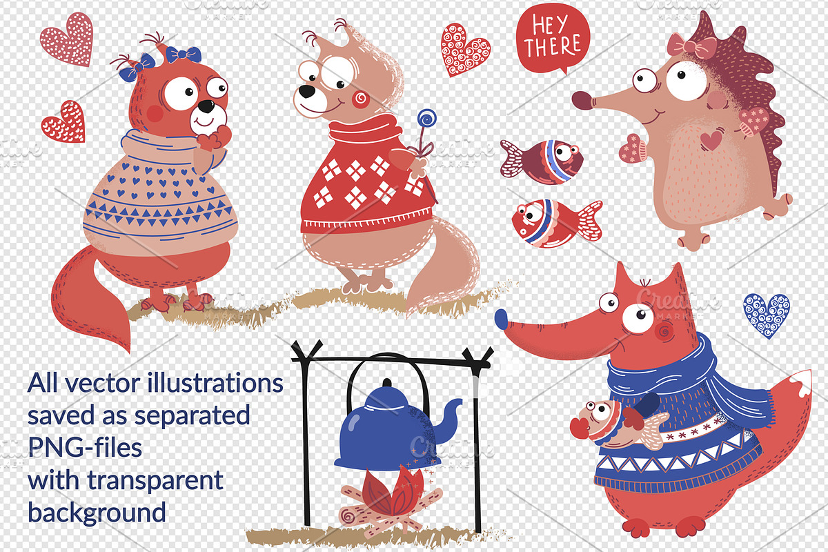 CRAZY LOVE, an Animal Illustration by FARAWAYKINGDOM (Photo 4 of 10)