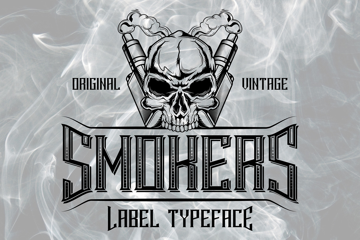 Smokers typeface preview 3