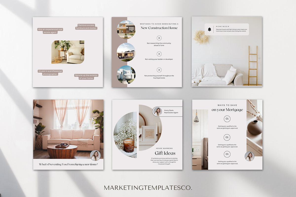 September Real Estate Social Media, a Social Media Template by Marketing Templates Co. (Photo 3 of 9)