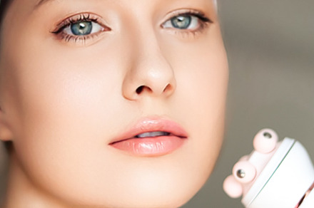 Anti-aging cosmetology and beauty treatment product, woman using, a Health & Medical Photo by Anneleven