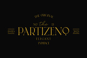 Partizeno Elegant/Branding Font, a Sans Serif Font by GraphicDash (Thumbnail 7 of 10)